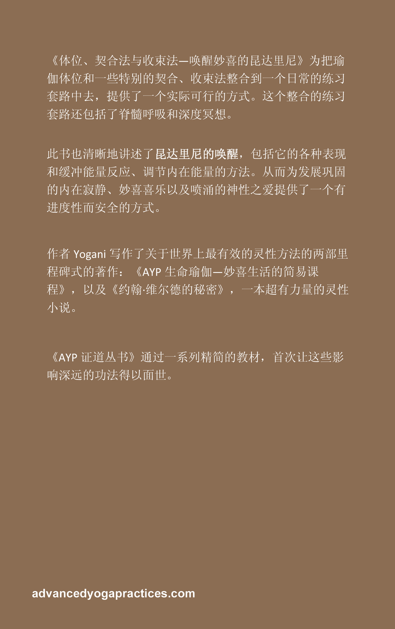 AYP证道丛书简介 AYP证道丛书简介